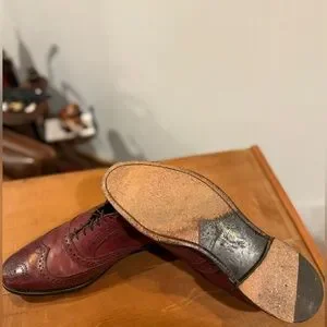 ALLEN EDMONDS Merlot Wingtip Premium Dress Shoe, “Independence Collection,” 11D il_fullxfull.6645865942_lme8.jpg main image 4